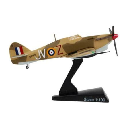 POSTAGE STAMP PLANES Hurricane 1 by 100 Scale Model Military Air Planes PS5340-3